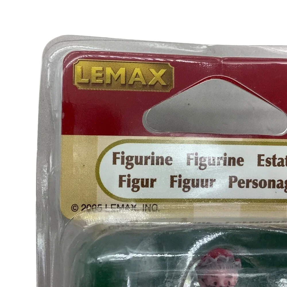 Vtg 2005 Lemax Mrs.‎ Claus Carrying Cookies Christmas Village Figurine 52012 NOS